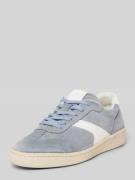 Marc O'Polo Low Top Sneaker aus Veloursleder in Blau, Größe 39