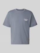 Jack & Jones T-Shirt mit Statement-Print Modell 'NORREBRO' in Rauchbla...