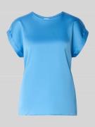 Vila T-Shirt mit Rundhalsausschnitt Modell 'ELLETTE' in Blau, Größe 34