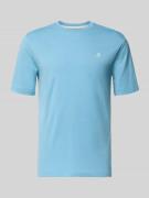 Marc O'Polo Regular Fit T-Shirt aus reiner Baumwolle in Blau, Größe L