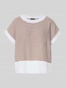 JOOP! T-Shirt aus reiner Baumwolle in Strick-Optik Modell 'Kipe' in Ha...