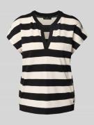 monari Sweatshirt mit Kappärmeln in Black, Größe 38