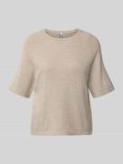 Pieces Regular Fit Strick-Shirt mit kurzem Raglanärmel Modell 'BREE' i...