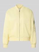 s.Oliver RED LABEL Regular Fit Bomberjacke mit College-Kragen in Hellg...