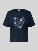 Tom Tailor Relaxed Fit T-Shirt aus reiner Baumwolle in Dunkelblau, Grö...