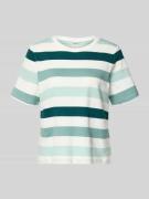 Tom Tailor Relaxed Fit T-Shirt aus reiner Baumwolle in Mint, Größe L