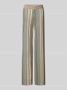 Cambio Straight Fit Stoffhose mit Viskose-Anteil Modell 'Allison' in B...