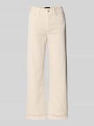 Raffaello Rossi Jeans mit Label-Stitchings in 7/8-Länge in Hellrosa, G...