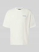 Pegador Oversized T-Shirt mit Label-Detail Modell 'Bovec' in Offwhite,...