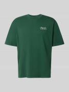 Pegador Oversized Fit T-Shirt mit Label-Detail Modell 'Morcote' in Dun...