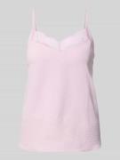 Pieces Relaxed Fit Blusentop mit Spitzenbesatz Modell 'TIFFANY' in Alt...