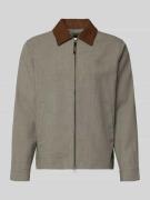 WOODBIRD Jacke mit Zweiwege-Reißverschluss Modell 'Pon Guan' in Sand M...