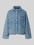 LOLLYS LAUNDRY Jeansjacke mit Steppnähten Modell 'Viola' in Hellblau, ...