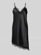 Only Tailliertes Satinkleid mit Spitze Modell 'BELLA' in Black, Größe ...