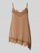 OH APRIL Relaxed Fit Top aus Viskose-Mix Modell 'Tami' in Mittelbraun,...