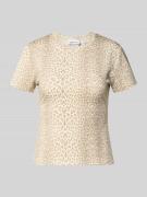 OH APRIL Slim Fit T-Shirt mit Rundhalsausschnitt Modell 'Joy' in Hellb...