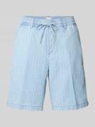 Brax Shorts mit elastischem Bund und Tunnelzug Modell 'MAINE' in Hellb...