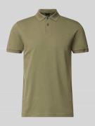 BOSS Green Slim Fit Poloshirt aus reiner Baumwolle Modell 'PAUL' in Ol...