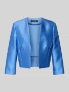 Vera Mont Bolero mit offener Front und 3/4-Arm in Hellblau, Größe 38