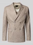 Zuitable Sakko mit Pattentaschen Modell 'Hugo' in Hellbraun, Größe 102