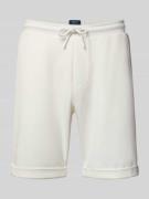MCNEAL Shorts mit elastischem Bund und Gesäßtasche in Ecru, Größe L