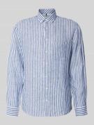 Brax Modern Fit Freizeithemd aus reinen Leinen Modell 'Daniel' in Mari...