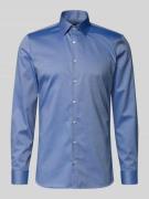 OLYMP No. Six Super Slim Fit Business-Hemd mit Kentkragen und Struktur...