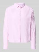 0039 Italy Regular Fit Bluse aus Leinen-Baumwoll-Mix Modell 'LUCY' in ...