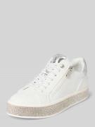 Marco Tozzi Sneaker mit Reißverschluss in Weiss, Größe 37