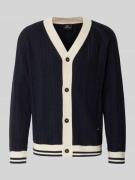 PAUL SMITH Cardigan mit V-Ausschnitt und Knopfleiste in Marine, Größe ...