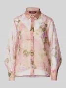 Max Mara Studio Regular Fit Seidenbluse mit verdeckter Knopfleiste in ...