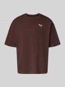 PUMA PERFORMANCE T-Shirt mit Rundhalsausschnitt in Schoko, Größe L