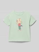 Blue Seven T-Shirt mit Rundhalsausschnitt und Motiv-Print in Mint, Grö...