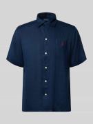 Polo Ralph Lauren Regular Fit Freizeithemd aus reinem Leinen in Marine...