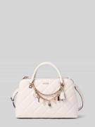 Guess Handtasche in Leder-Optik Modell 'Libby' in Offwhite, Größe 1