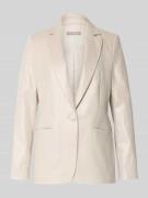 Christian Berg Cocktail Regular Fit Blazer aus Leinen-Mix in Beige Mel...