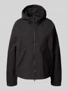 camel active Jacke mit Kapuze und Zweiwege-Reißverschluss in Black, Gr...