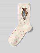 Polo Ralph Lauren Socken aus Baumwoll-Mix in Offwhite, Größe 36-41