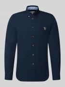 PAUL SMITH Tailored Fit Freizeithemd mit Button-Down-Kragen in Marine,...