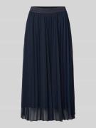 Betty Barclay Regular Fit Midirock mit elastischem Bund in Marine, Grö...