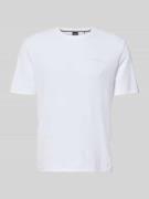 BOSS Regular Fit Pyjama-Oberteil aus Baumwoll-Mix Modell 'WAFFLE' in W...
