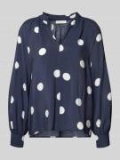 Christian Berg Woman Bluse aus Viskose-Mix mit Serafino-Ausschnitt in ...