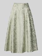 Rinascimento Midirock aus Satin mit Eingrifftaschen in Mint, Größe M