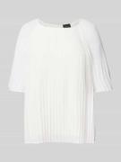 s.Oliver BLACK LABEL Regular Fit Chiffonbluse mit mit kurzen Ragalanär...