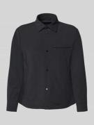 ARMANI EXCHANGE Blouson mit Kentkragen und Brusttasche in Black, Größe...