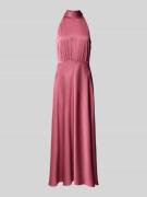 Samsøe Samsøe Midikleid mit Neckholder Modell 'RHEO' in Rose, Größe M