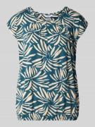 ZABAIONE Regular Fit Bluse aus Viskose-Mix Modell 'Minou' in Marine, G...