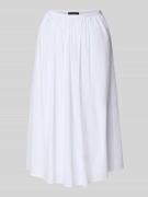 Oui Midirock mit seitlichem Reißverschluss in Weiss, Größe 34
