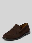 BOSS Loafer aus echtem Rindsleder Modell 'TEVAN_MOCC' in Dunkelbraun, ...