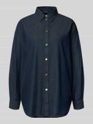 ARMANI EXCHANGE Relaxed Fit Hemdbluse in Denim-Optik in Jeansblau, Grö...